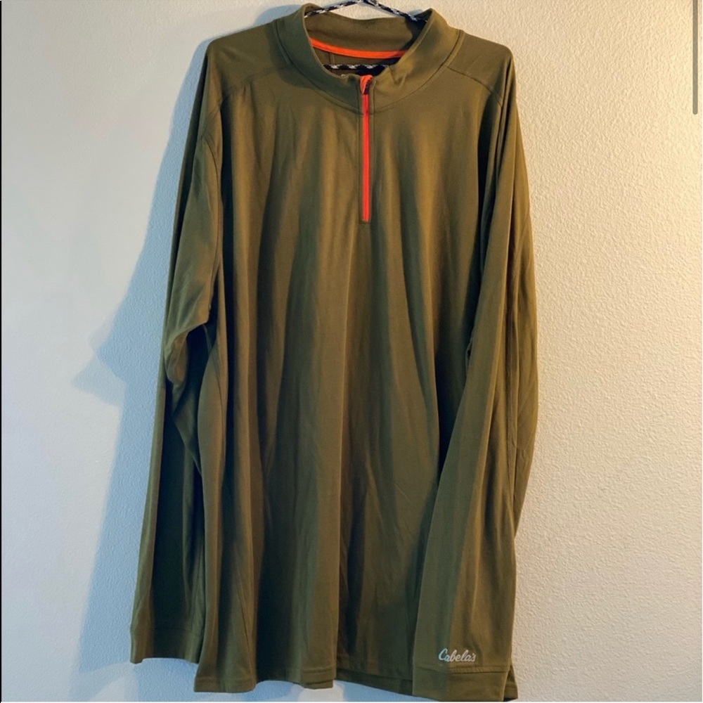 Cabela’s ~ Men’s Quarter ZIP Pullover ~ Size 3XLT